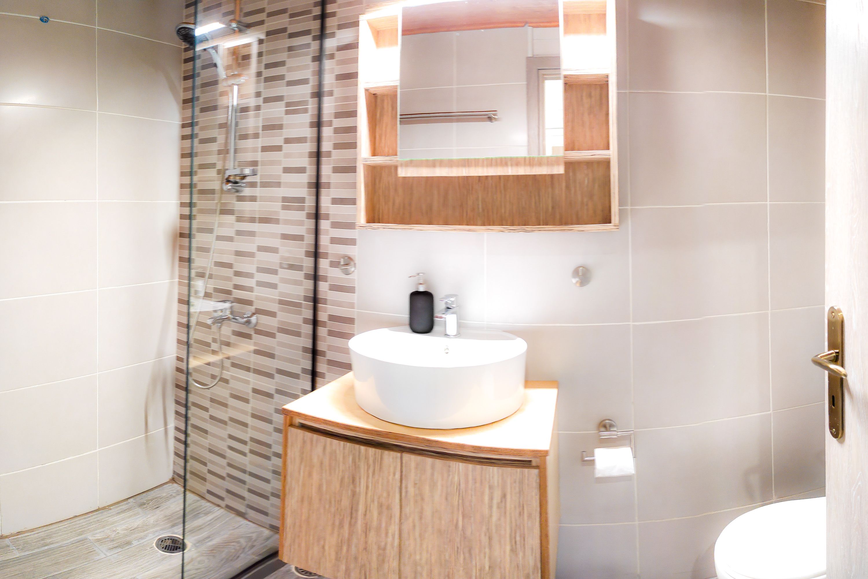 Separated BATHROOM in every apartment