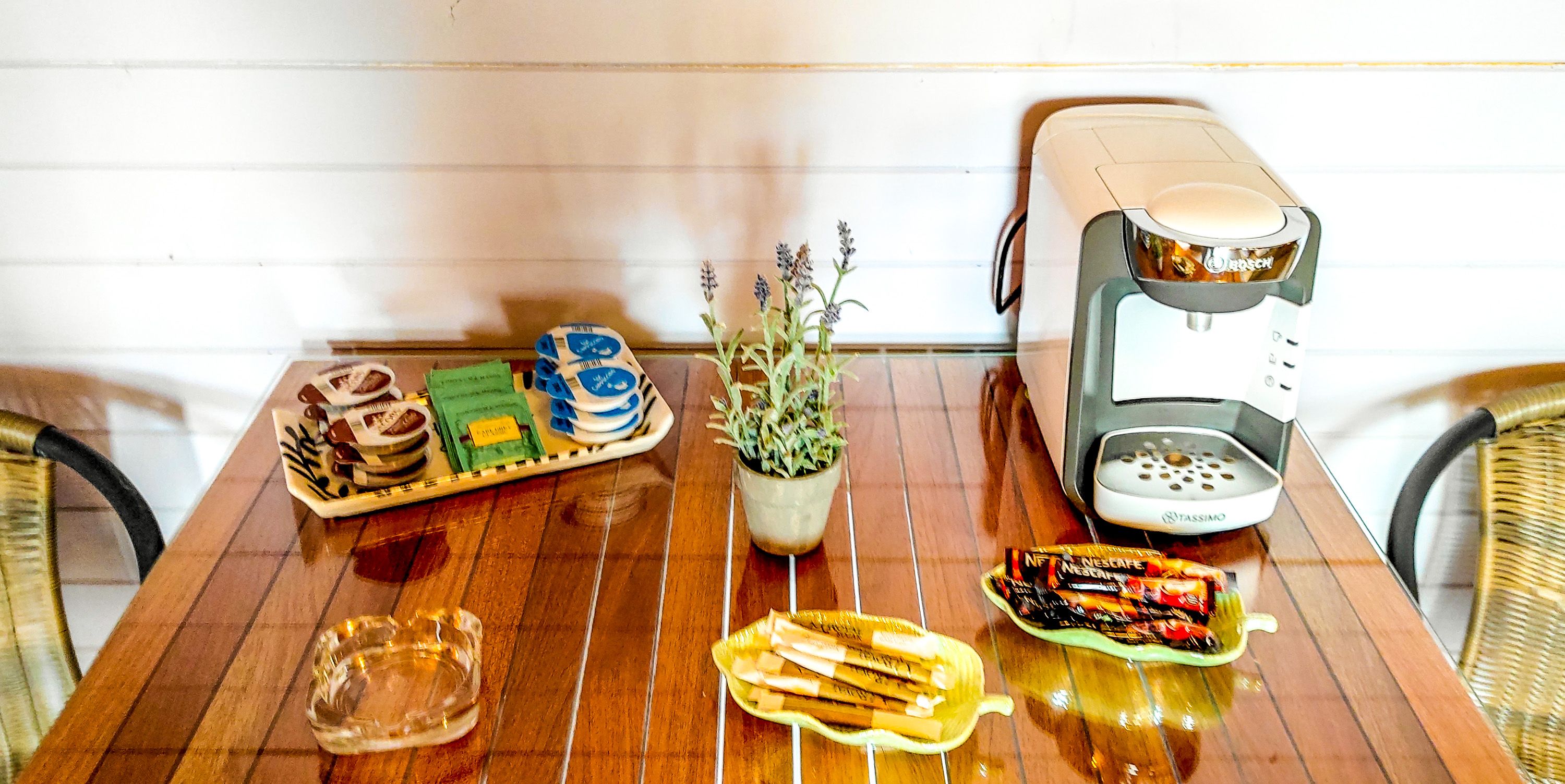 Coffe maker with capsules